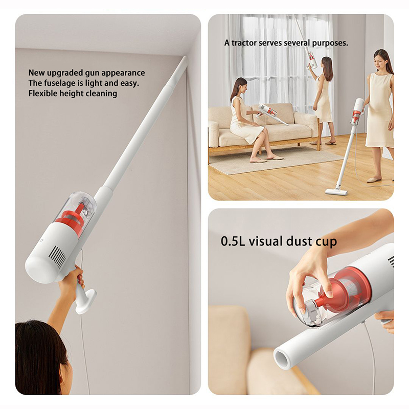 Picture of Xiaomi Mijia Vacuum Cleaner b210 Home Sweeping Cleaning Strong Cyclone Suction 0.5LClear Dust Cup Handheld Vacuum Cleaners Machine