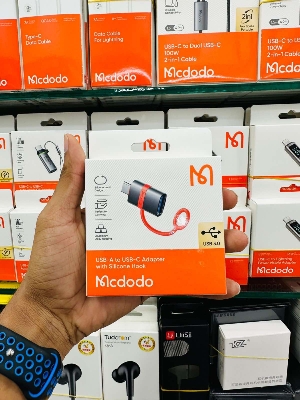 Picture of Mcdodo USB to A 3.0 to USB-C Adapter, 5Gbps High Speed Data Transfer, OTG Compatible, USB 3.0