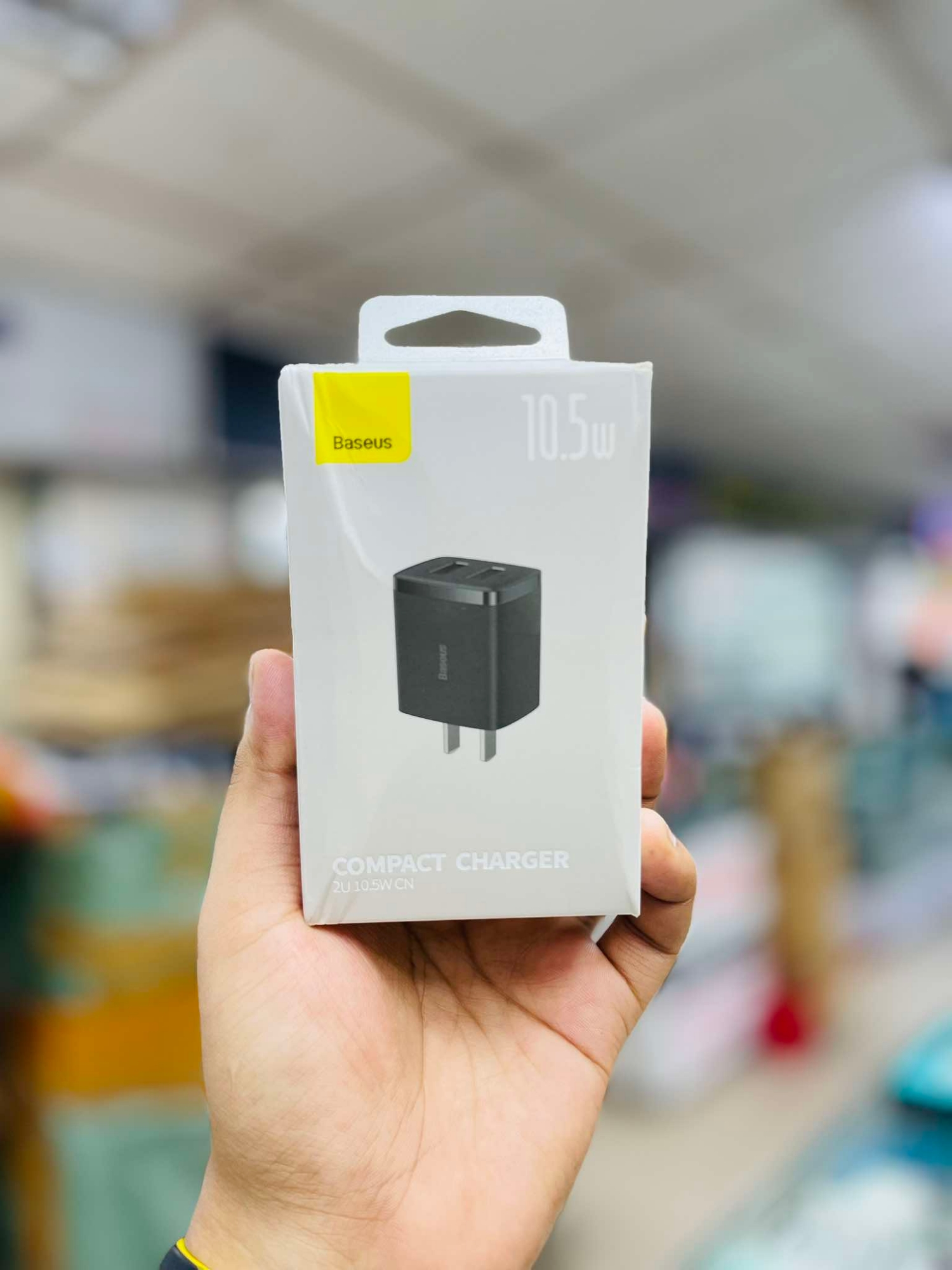 Picture of Baseus  CCXJ010001 Compact  Charger 2U 10.5W CN – Black