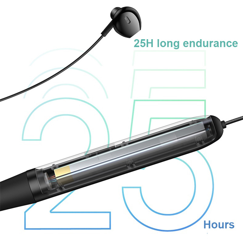 Picture of Baseus Bowie P1 Neckband Earphone Bluetooth 5.2 Magnetic Adsorption Wireless Headphone Hanging Neck In-Ear Hifi Music Game Sports Earbud