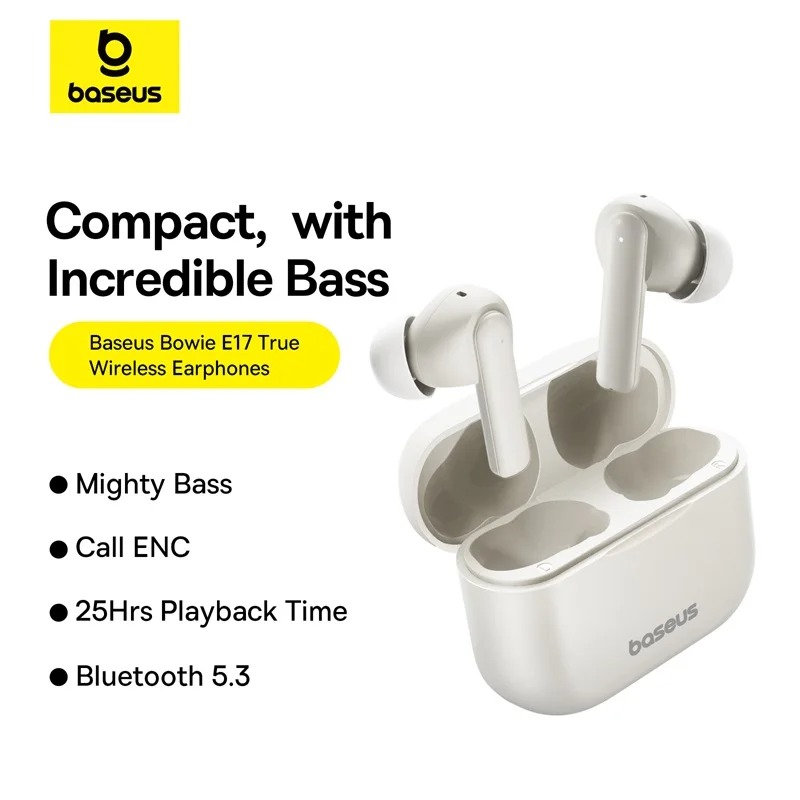 Picture of Baseus Bowie E17 True Wireless Bluetooth Earphones With Dual Mic