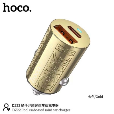 Picture of Hoco DZ22 PD 30W Metal Dual Port Mini Car Charger