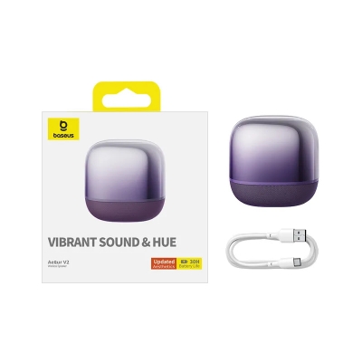 Picture of Baseus AeQur V2 Portable Wireless TWS Speaker 30Hour Playtime With Crystal Clear Sound Bass and 3EQ