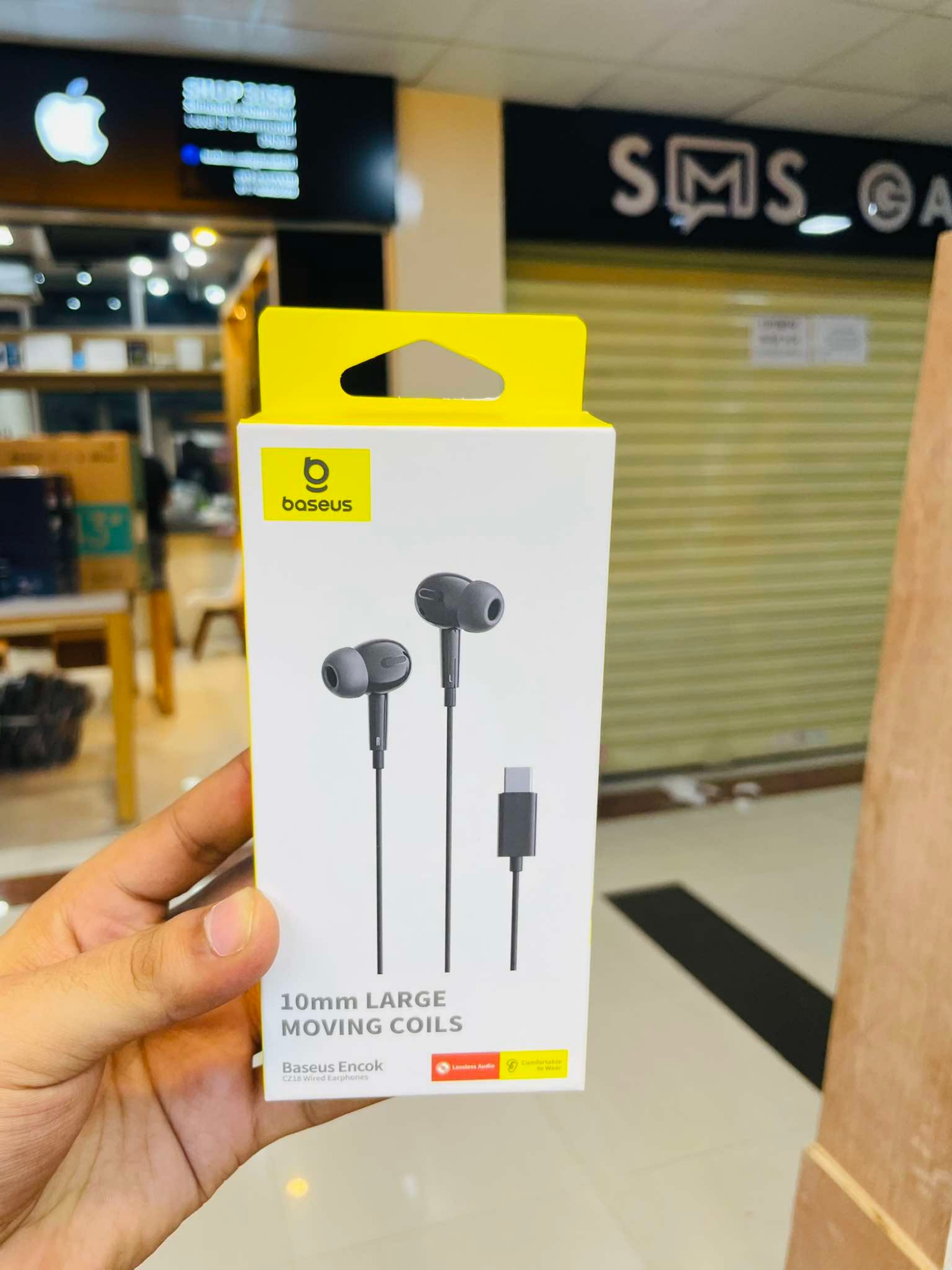 Picture of Baseus Type-c Earphone Encok CZ18 Wired Earphones Cluster Black