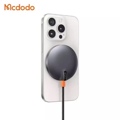Picture of Mcdodo CH-286 MagQ Qi2 Magnetic 15W Wireless Charger Aluminum Alloy Ultra Thin Fast Charging