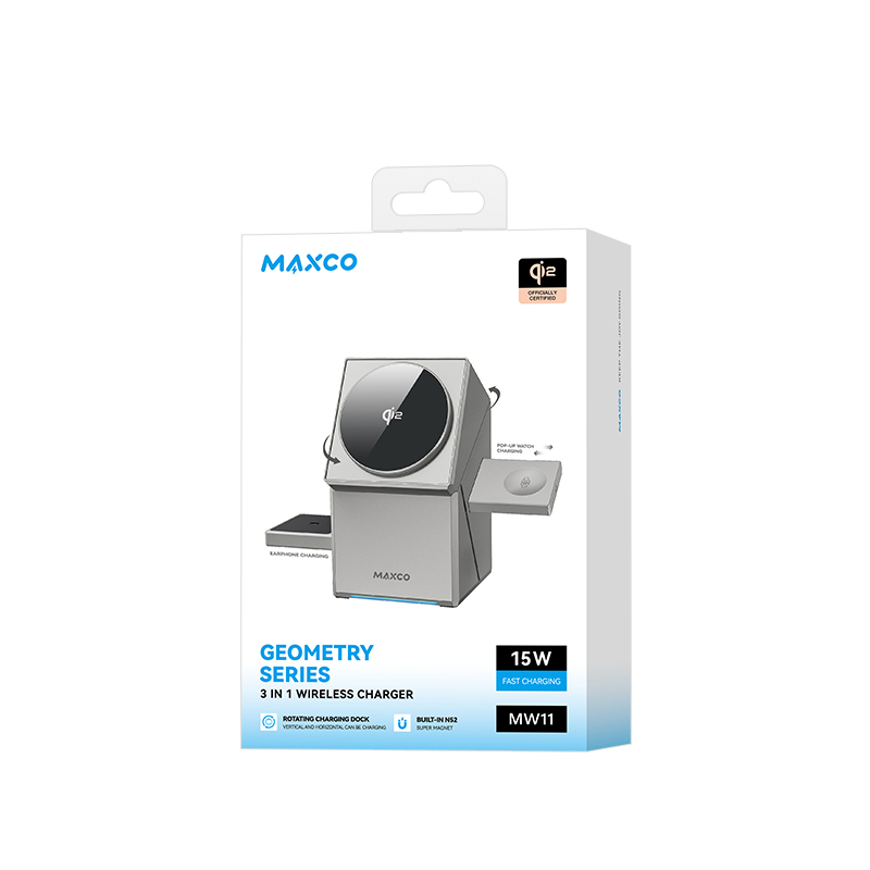 Picture of Maxco Geometry Series 3-in-1 Wireless Charger