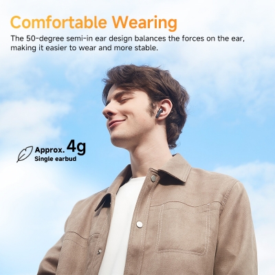 Picture of QCY HT10 AilyBuds Pro+ ANC Wireless Earphone Hi-Res Audio with LDAC Bluetooth 5.3 Earbuds 6 Mic AI HD Call