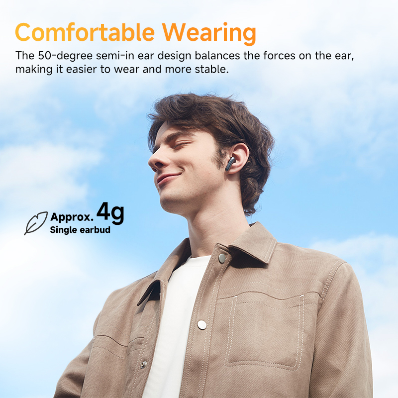 Picture of QCY HT10 AilyBuds Pro+ ANC Wireless Earphone Hi-Res Audio with LDAC Bluetooth 5.3 Earbuds 6 Mic AI HD Call