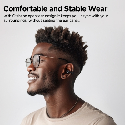 Picture of QCY Crossky C30 Ear Clip Earphones Bluetooth 5.4 Wireless Open Ear Sports TWS Earbuds