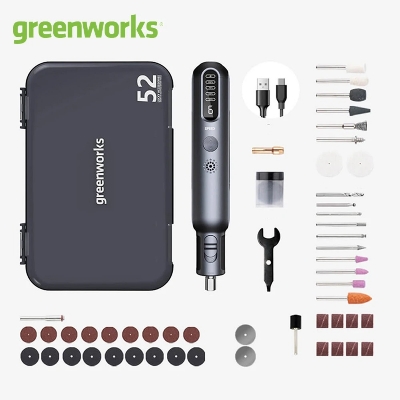 Picture of Greenworks Multifunctional Electric Grinder Set with 52 Accessories (AGK302)