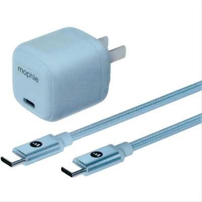 Picture of Mophie 30W GaN fast charger + 1M C TO C 60W braided cable (12 Months warranty)