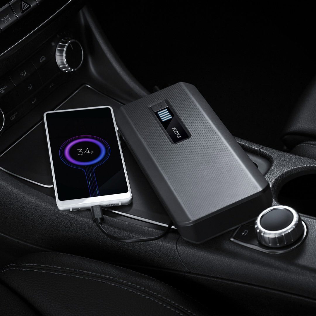 Picture of 70mai Jump Starter MAX 1000A Peak Current 18, 000mAH  For Petrol Engines upto 8.0L and Diesel Engines upto 3.5L