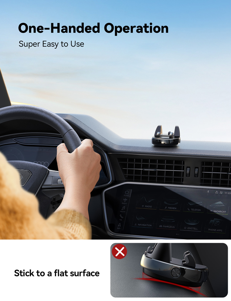 Picture of JOYROOM JR-ZS330 Dundun No.3 Vehicle-mounted Bracket Black