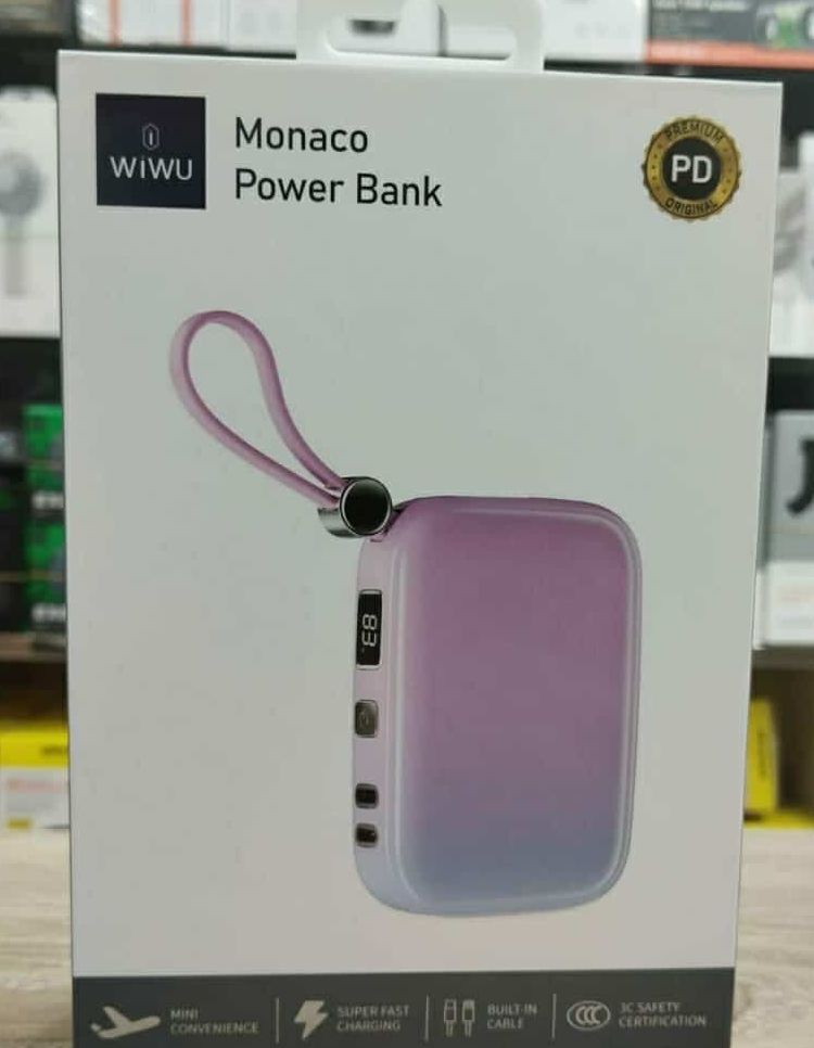 Picture of WiWU Wi-P042 Monaco Series 22.5W 10000mAh Fast Charging Power Bank