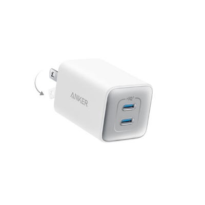 Picture of Anker 523 Nano 3 47W 2 Port Foldable USB-C GaN Fast Charger