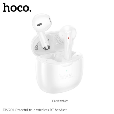Picture of HOCO EW201 TWS Wireless Bluetooth Earphone Waterproof Mini Earbuds With Microphone Touch Control Long Standby