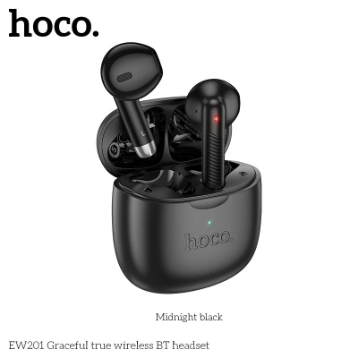 Picture of HOCO EW201 TWS Wireless Bluetooth Earphone Waterproof Mini Earbuds With Microphone Touch Control Long Standby