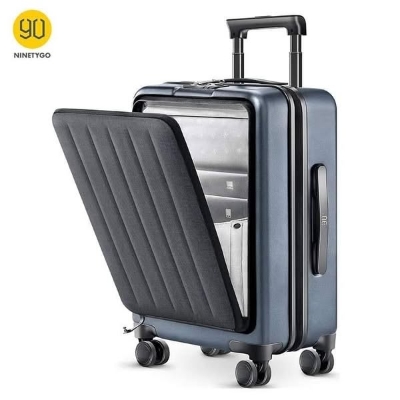 Picture of Carry on Luggage with Front Compartment, Airline Approved, 20-Inch Suitcases with Wheels for Trips, Men, Women