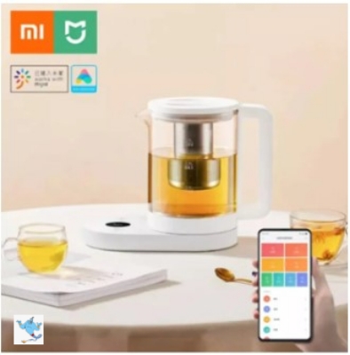 Picture of Xiaomi Mijia Multifunctional Smart Electric Skillet Kettle 1.5L 304 Stainless Steel Tea Leak Health Pot Work - White