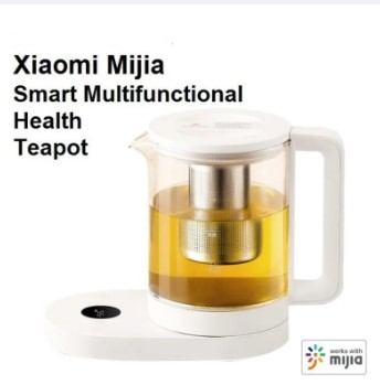 Picture of Xiaomi Mijia Multifunctional Smart Electric Skillet Kettle 1.5L 304 Stainless Steel Tea Leak Health Pot Work - White