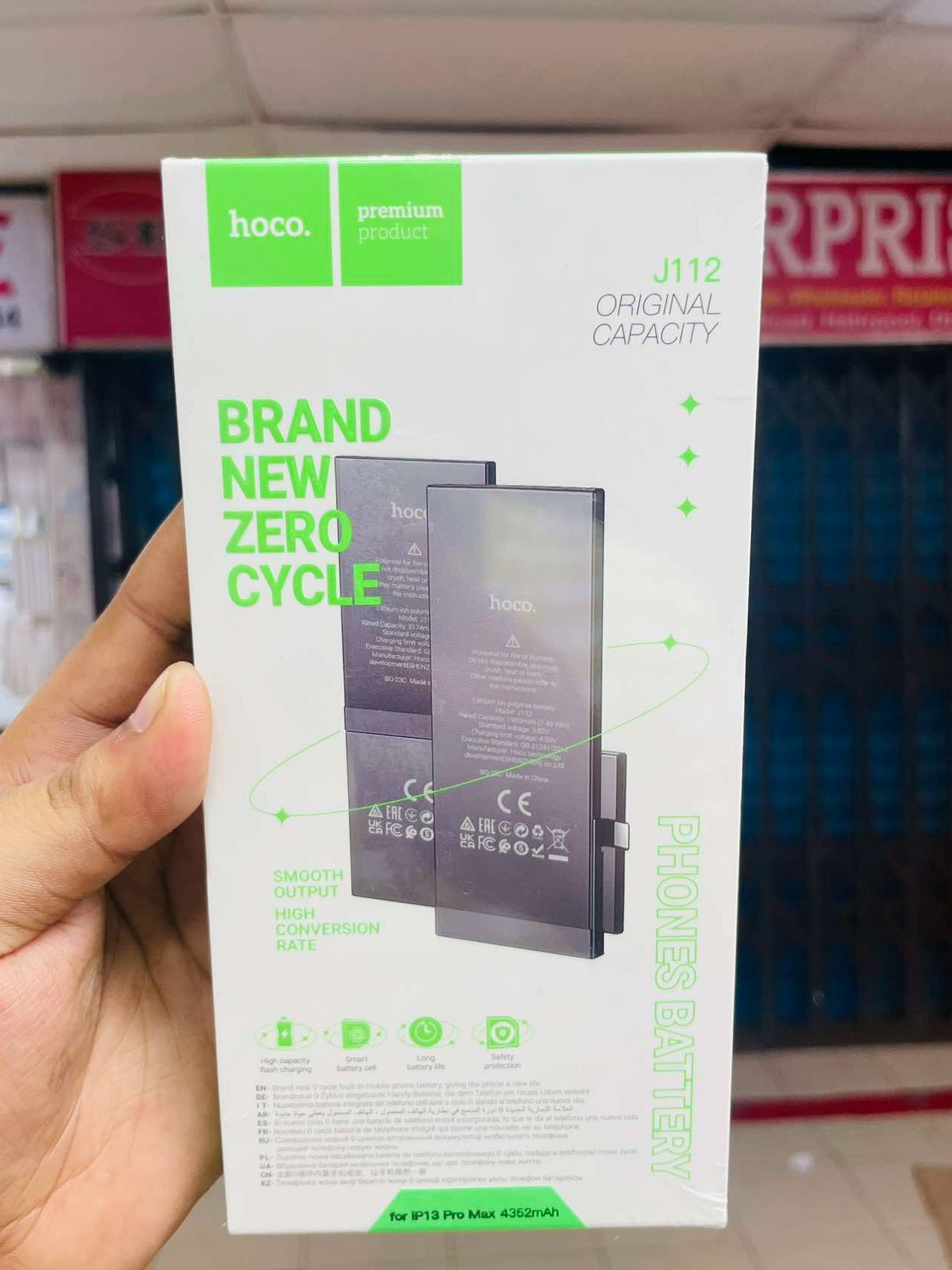 Picture of Hoco J112 Smart Li-Polymer Battery iPhone 13 Pro Max 4352mAh