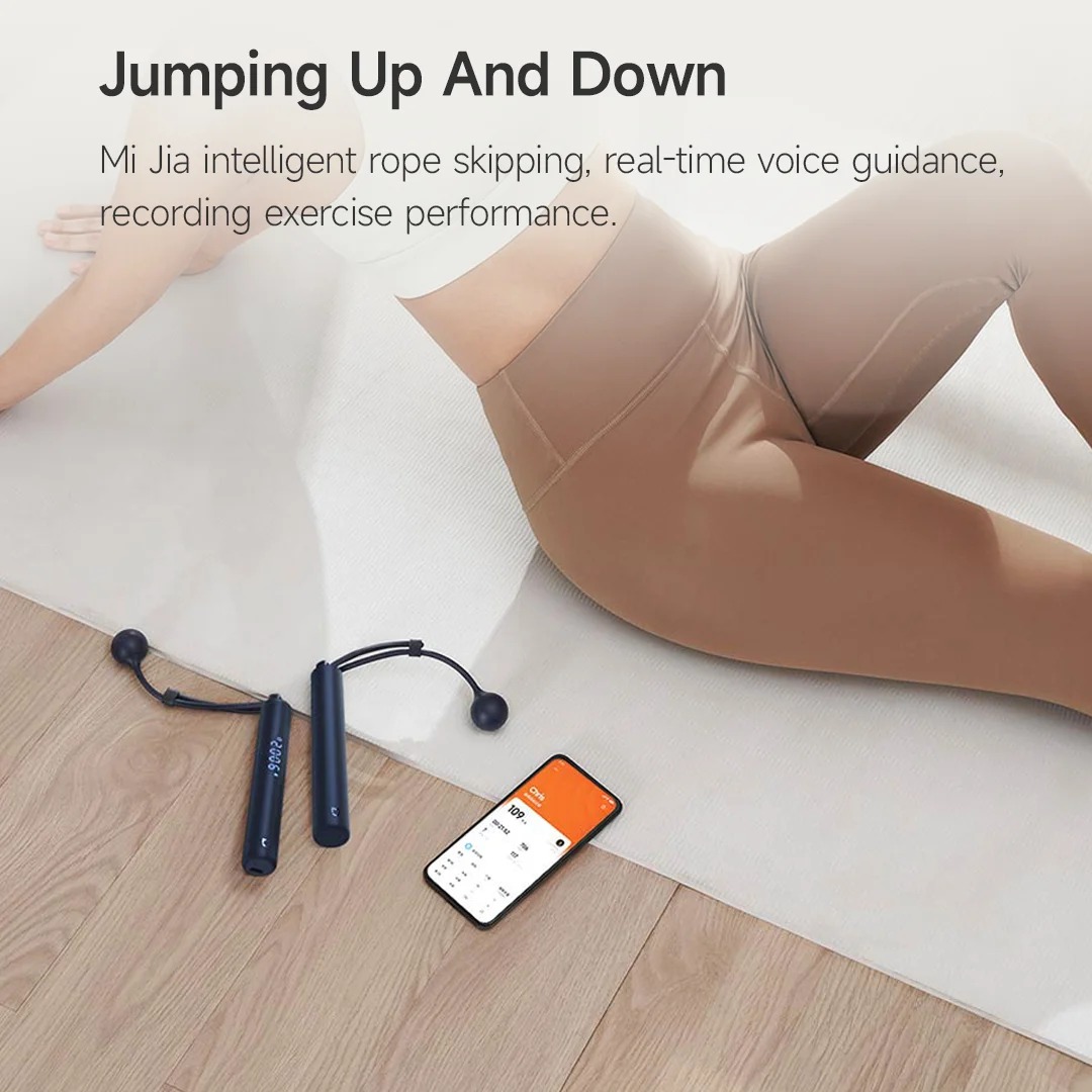Picture of xiaomi Mijia Smart Skipping Jump Rope Digital Counter App Guidance Control Calorie Calculation for Sport Fitness Exercise Lose Weight