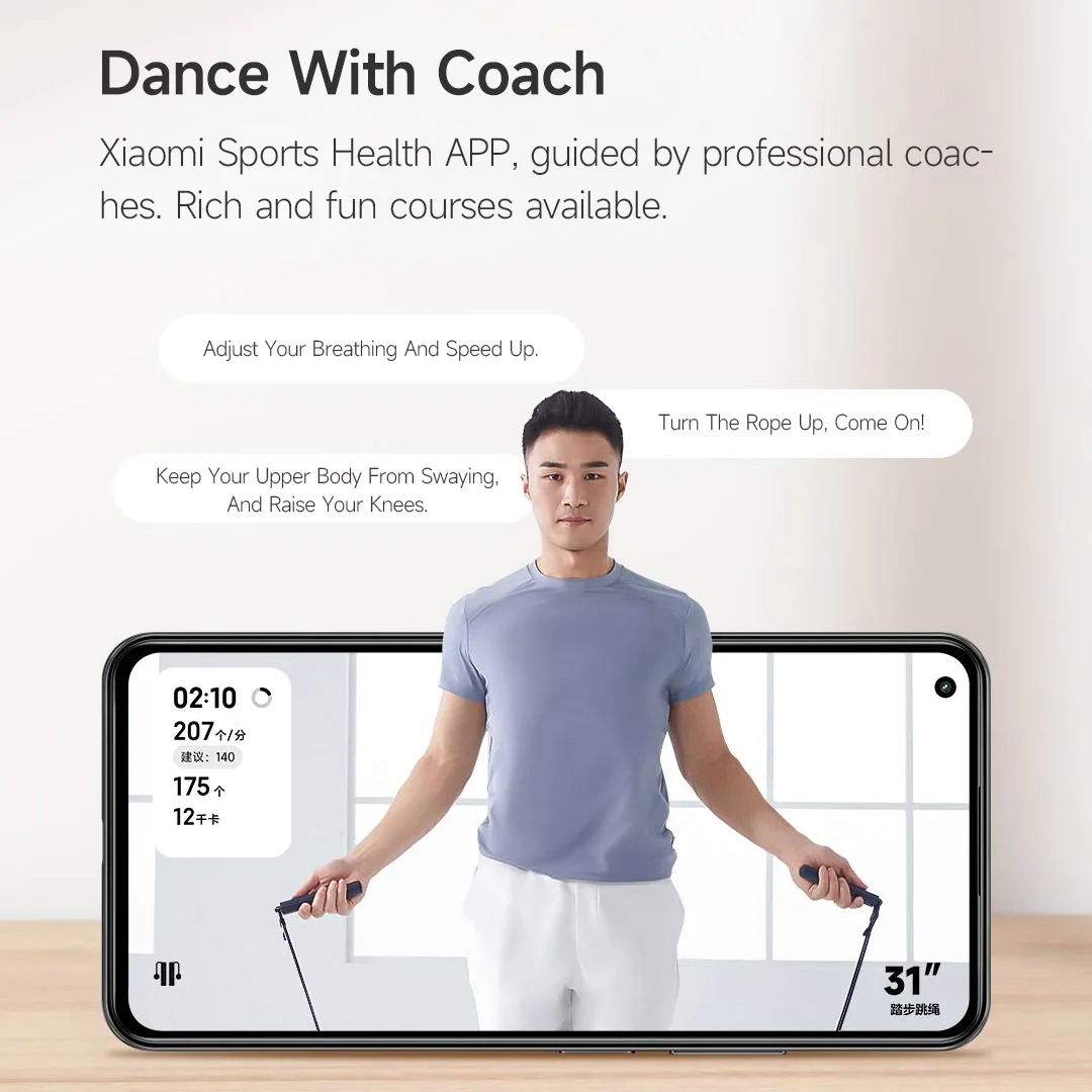 Picture of xiaomi Mijia Smart Skipping Jump Rope Digital Counter App Guidance Control Calorie Calculation for Sport Fitness Exercise Lose Weight