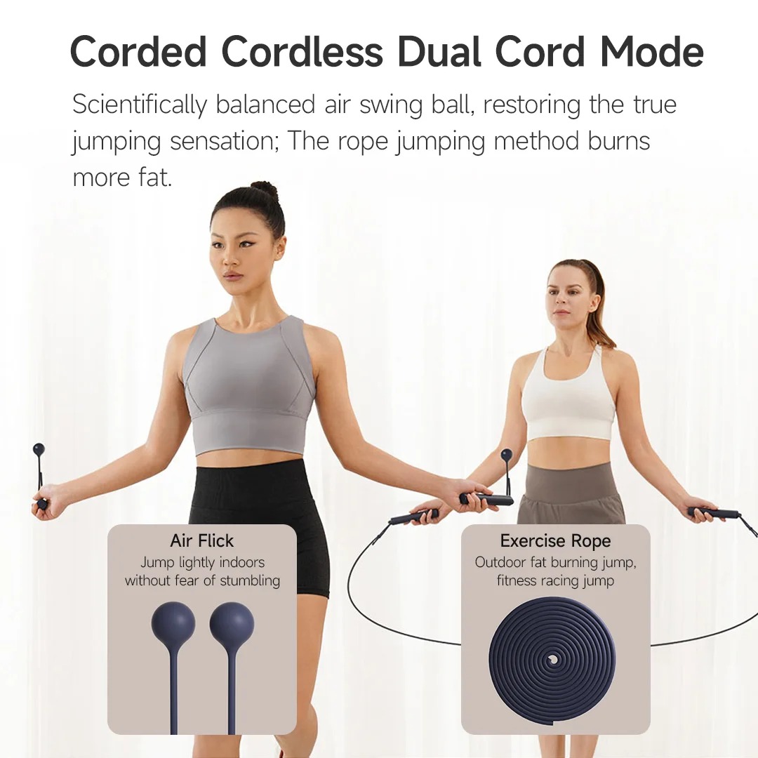 Picture of xiaomi Mijia Smart Skipping Jump Rope Digital Counter App Guidance Control Calorie Calculation for Sport Fitness Exercise Lose Weight