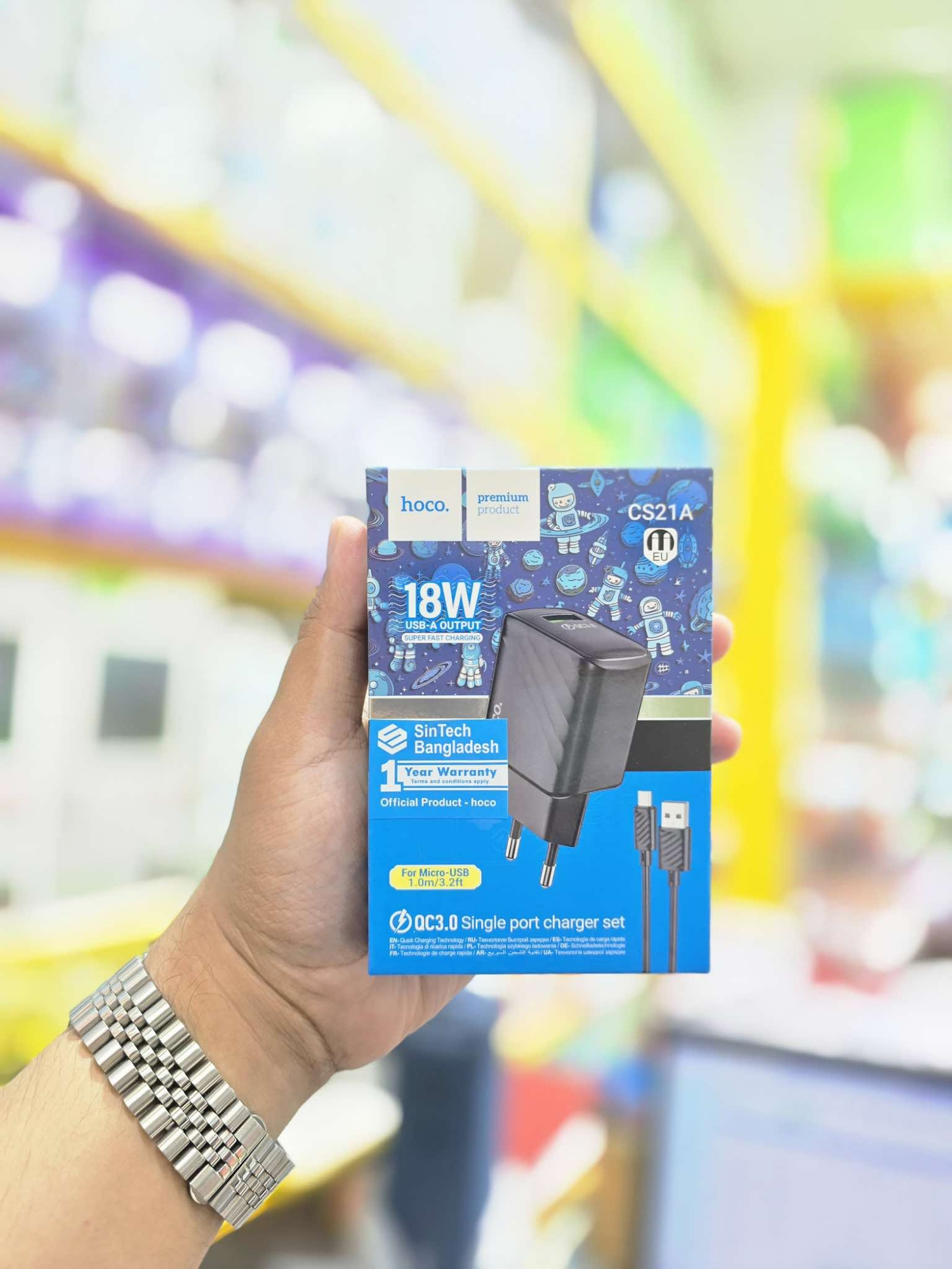 Picture of Hoco CS21A 18W Wall Charger Set With USB-A To Type C/micro Cable