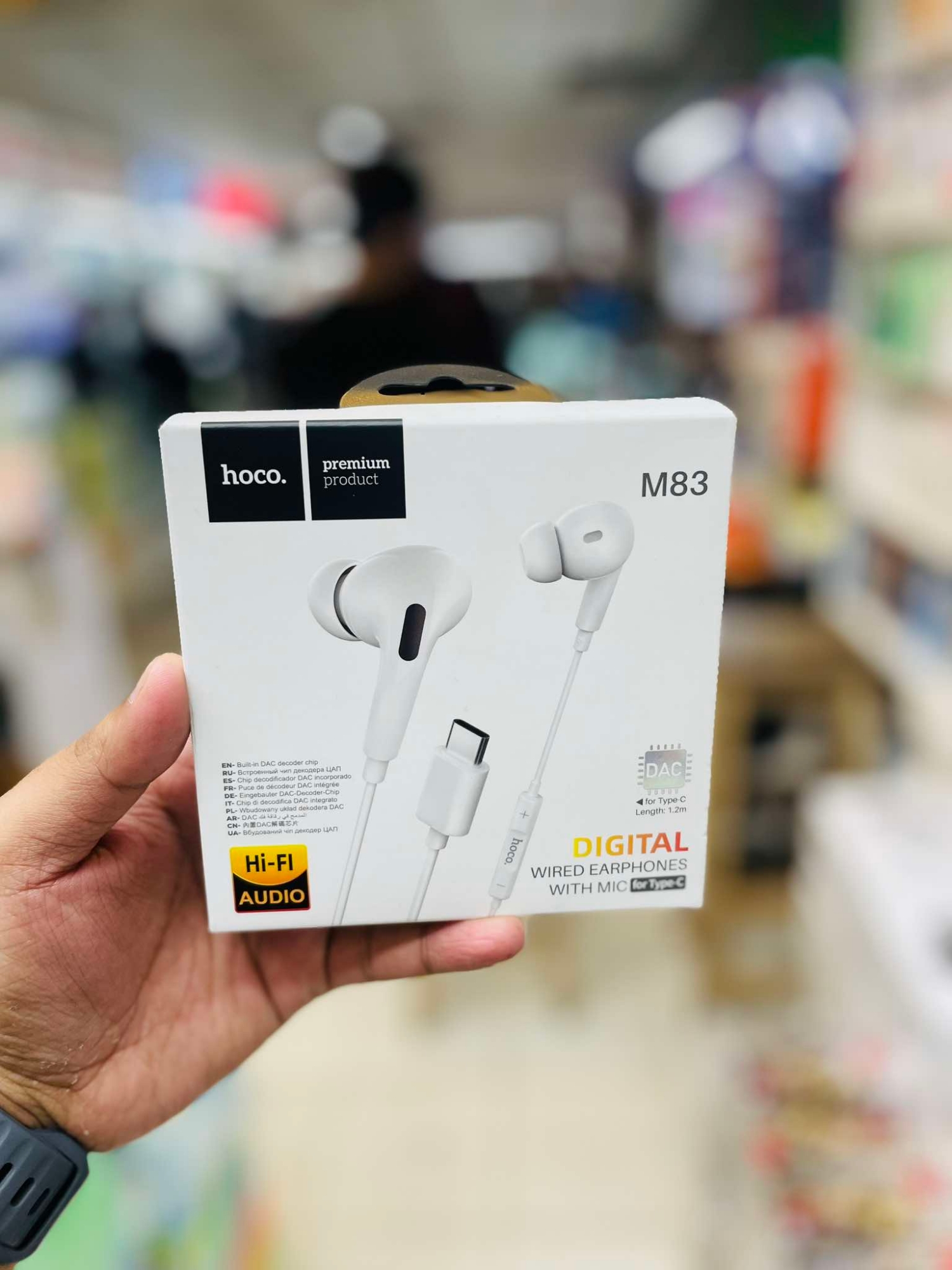 Picture of Hoco M83 Type-C Original Series Digital Earphones
