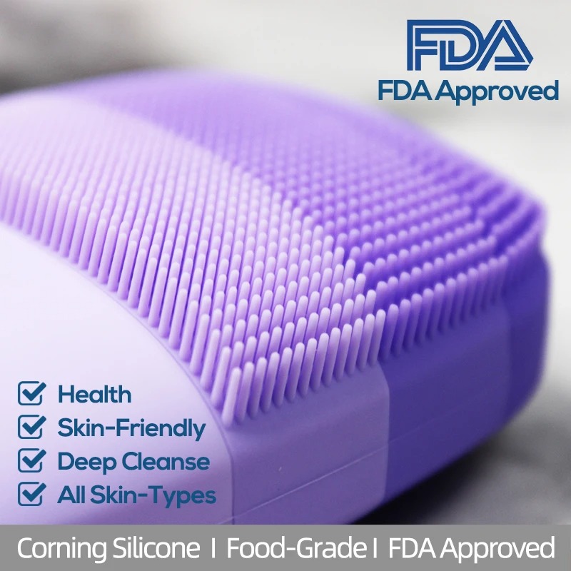 Picture of xiaomi  Inface Electric Sonic Facial Cleansing Brush Upgrade Pro-Version Ultrasonic Cleaner USB Charge IPX7 WaterProof