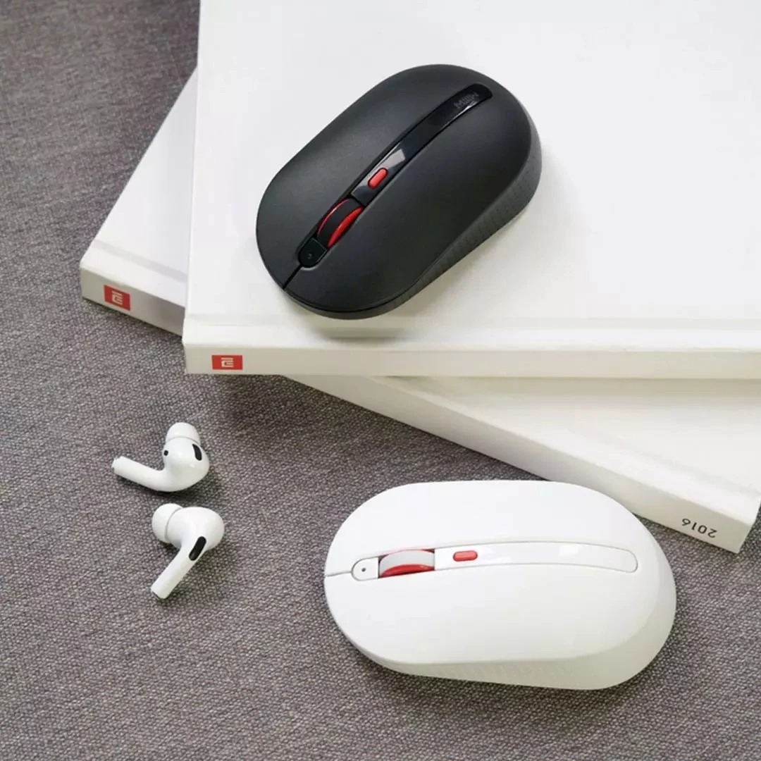 Picture of Xiaomi Youpin Miiiw Wireless Mute Mouse 800/1200/1600DPI Multi-speed DPI Mute Button 2.4GHz Wireless Receiver Silent Mouse