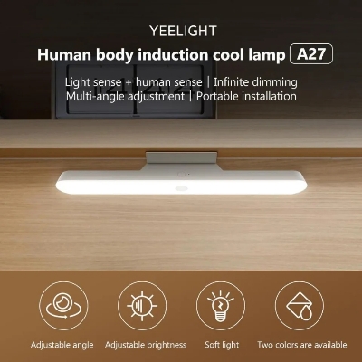 Picture of Xiaomi Yeelight Human Body Induction Lamp A27 Home Adjustable Angle Light Sensor Eye Protection Stepless Dimming Reading Cabinet Light