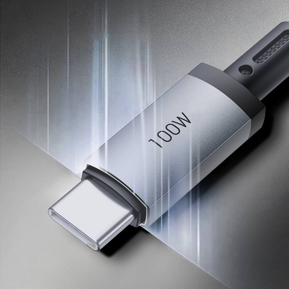 Picture of WiWU Wi-C050 Legend Series 3in1 USB-A + Type-C to Lightning – Type-C – Smart Watch Charging Cable 100W 1.2M