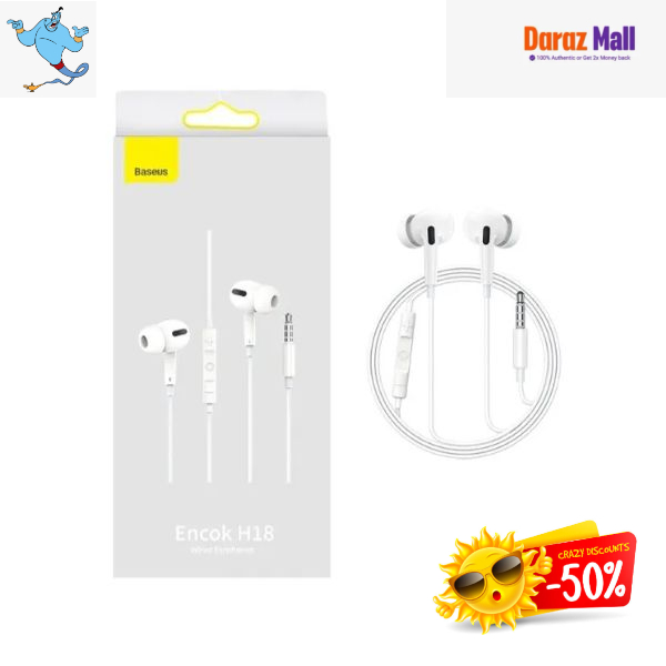 Picture of Baseus Encok H18 3.5mm Wired Earphone