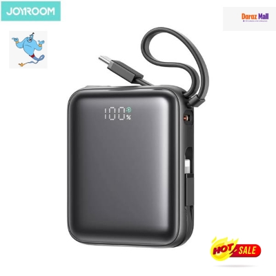 Picture of Joyroom JR-PBF27 10000mAh 22.5W Mini Power Bank with Built-In Dual Cables