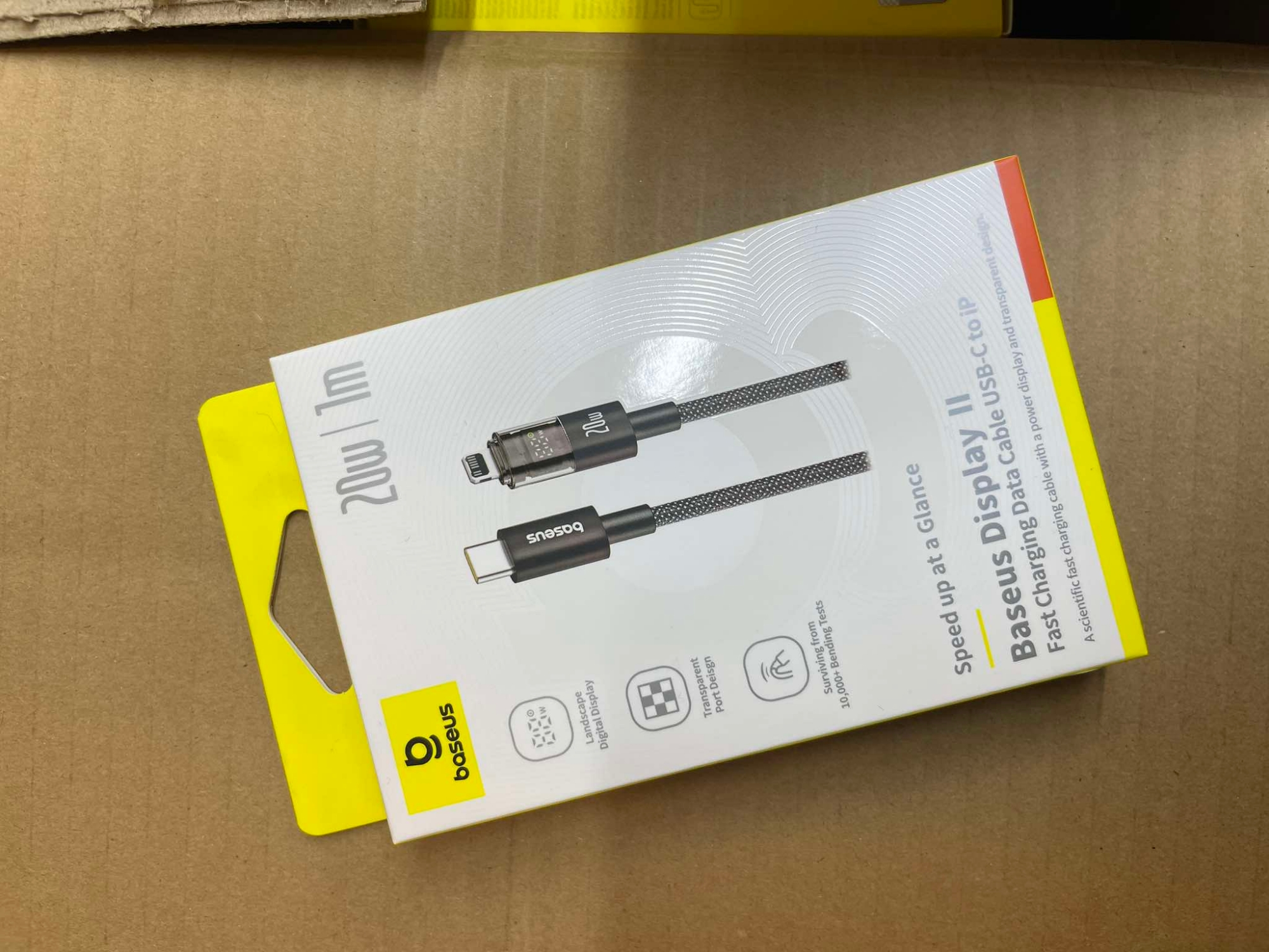 Picture of Baseus Display 2 Fast Charging Data Cable USB-C to iPhone 20W-1m