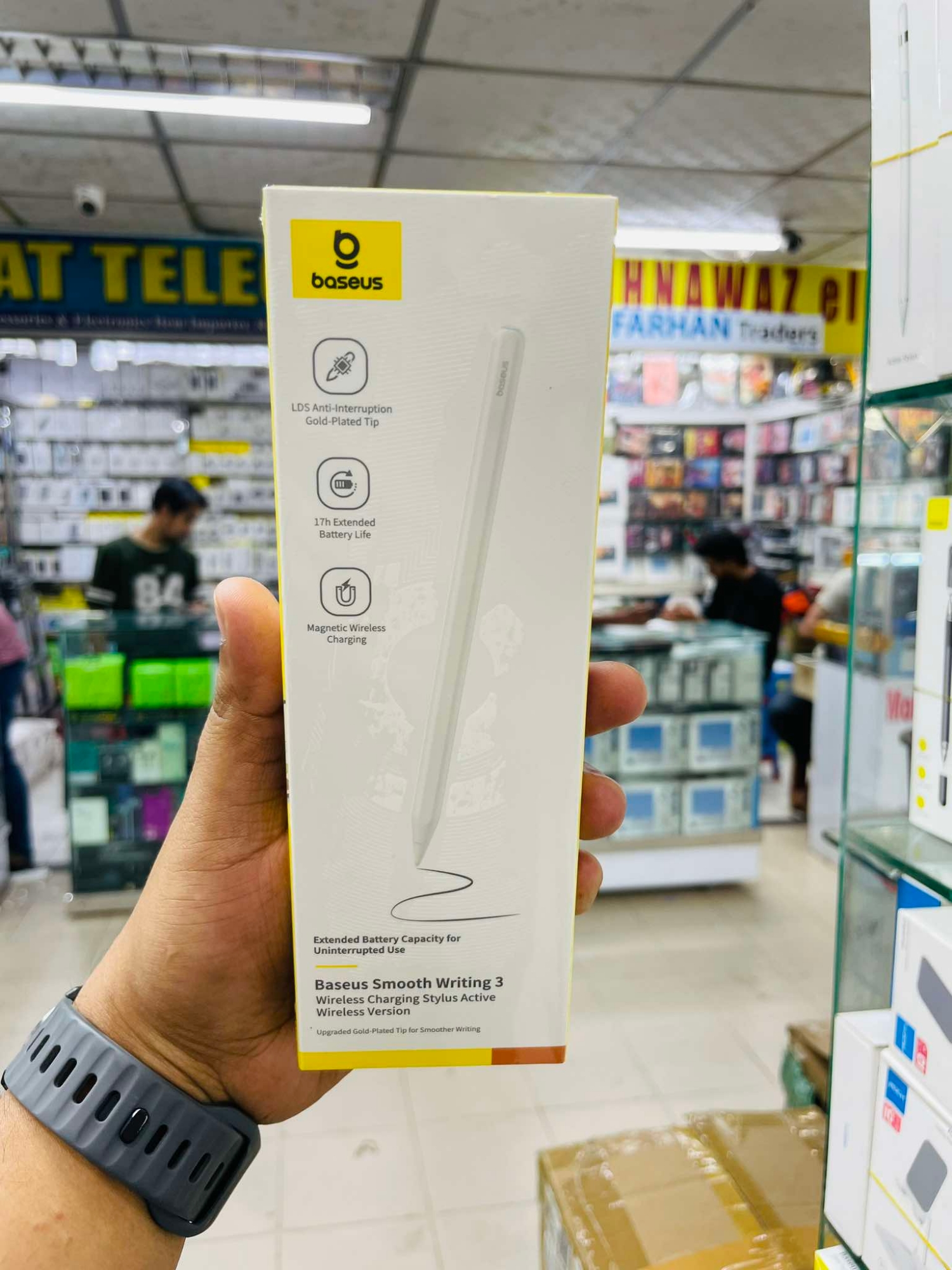 Picture of BASEUS Smooth Writing 3 Wired Charging Stylus Touch Screen Pen, Active Wireless Version