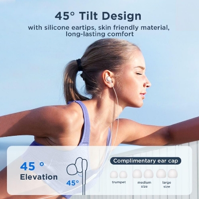 Picture of Joyroom JR-EW02 Wired Series In-Ear Wired Earbuds-white