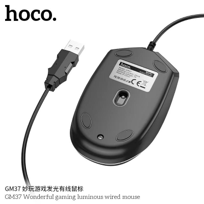 Picture of HOCO GM37 Wonderful gaming luminous wired mouse