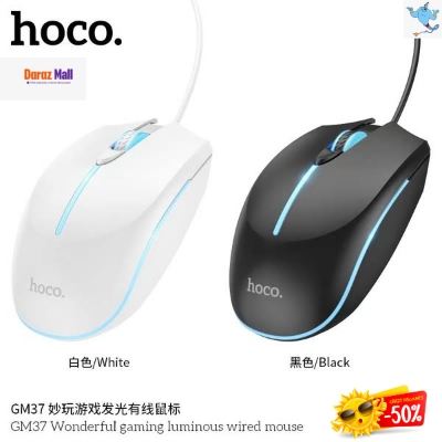Picture of HOCO GM37 Wonderful gaming luminous wired mouse