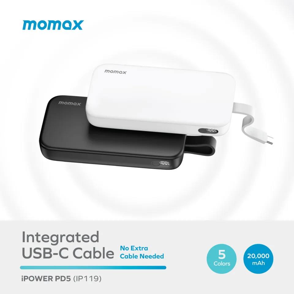 Picture of MOMAX IP119 iPower PD 5 20000mAh Fast Charge Type-C Powerbank