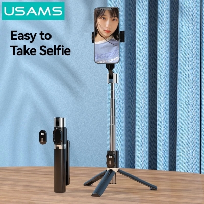 Picture of USAMS ZB324 Mini Wireless Selfie Stick with Integrated Tripod