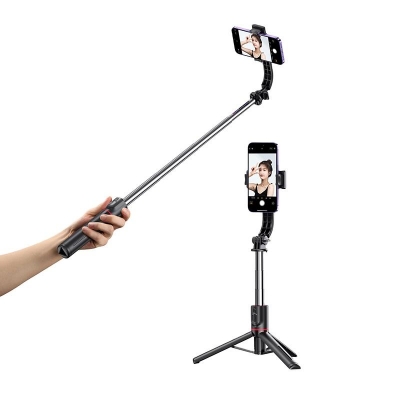 Picture of USAMS US-ZB256 Tripod Stand Smart Selfie Stick 360 Rotation 1.13m Wireless Selfie Stick With Tripod