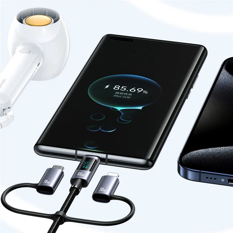 Picture of USAMS SJ713 60W Fast Charging 6-in-1 Display Display Data Cable