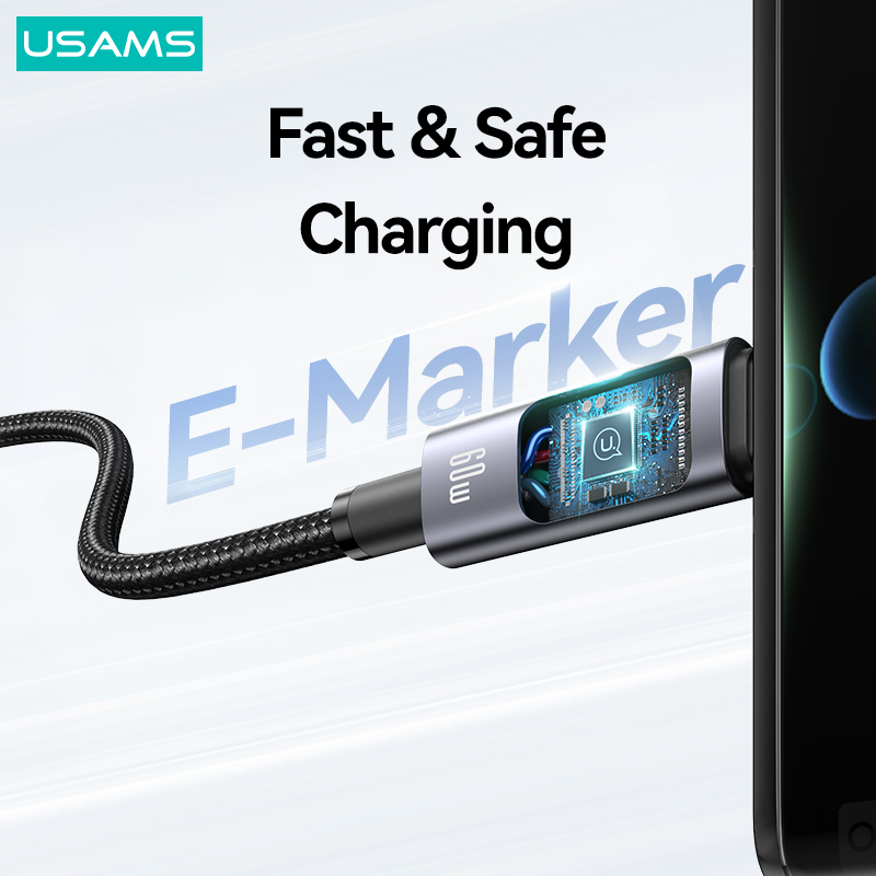 Picture of USAMS SJ713 60W Fast Charging 6-in-1 Display Display Data Cable