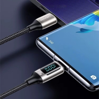 Picture of USAMS US-SJ559 Type-C to Type-C D100W Fast Charge Digital Data Cable 10ft