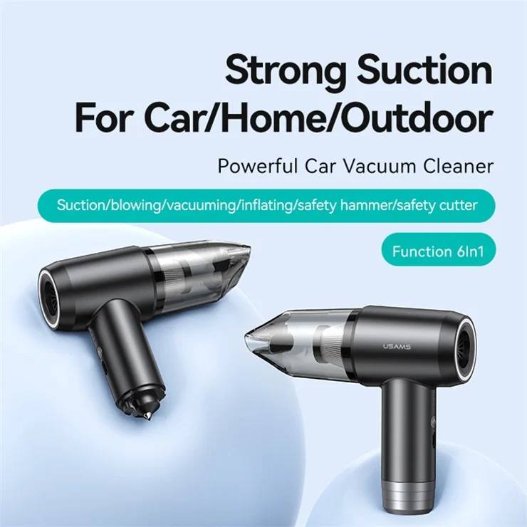 Picture of USAMS ZB291 Car Vacuum Cleaner Multi-Functional 6-in-1 Wireless Car Cleaner XJ Series