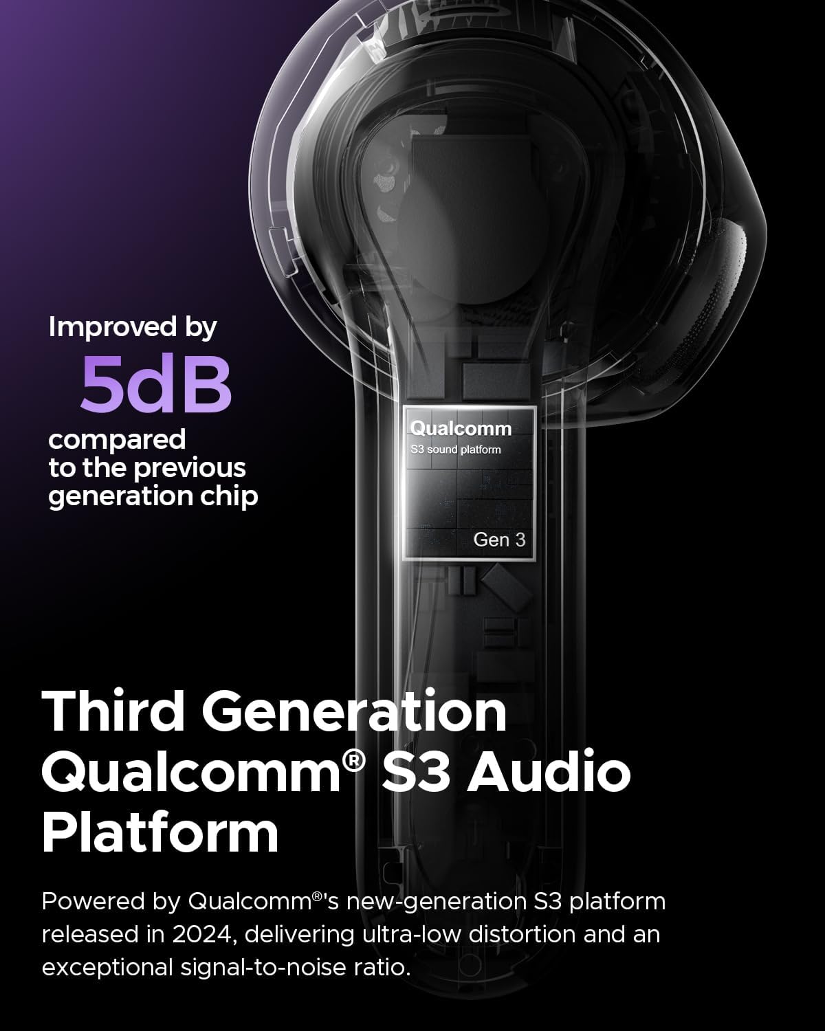 Picture of SoundPEATS T3 Pro Hybrid Active Noise Cancellation