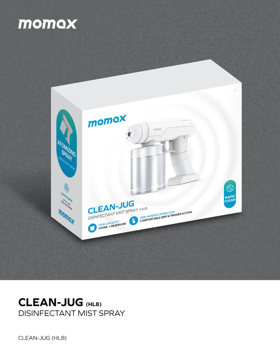 Picture of Momax HL8W Clean Jug Disinfectant Mist Spray